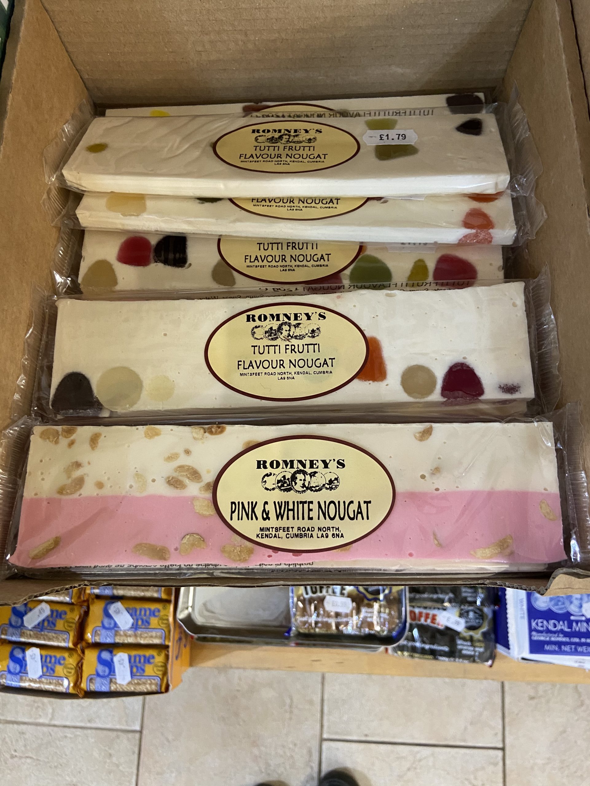 Romney's Nougat Bars Perryhill Orchards